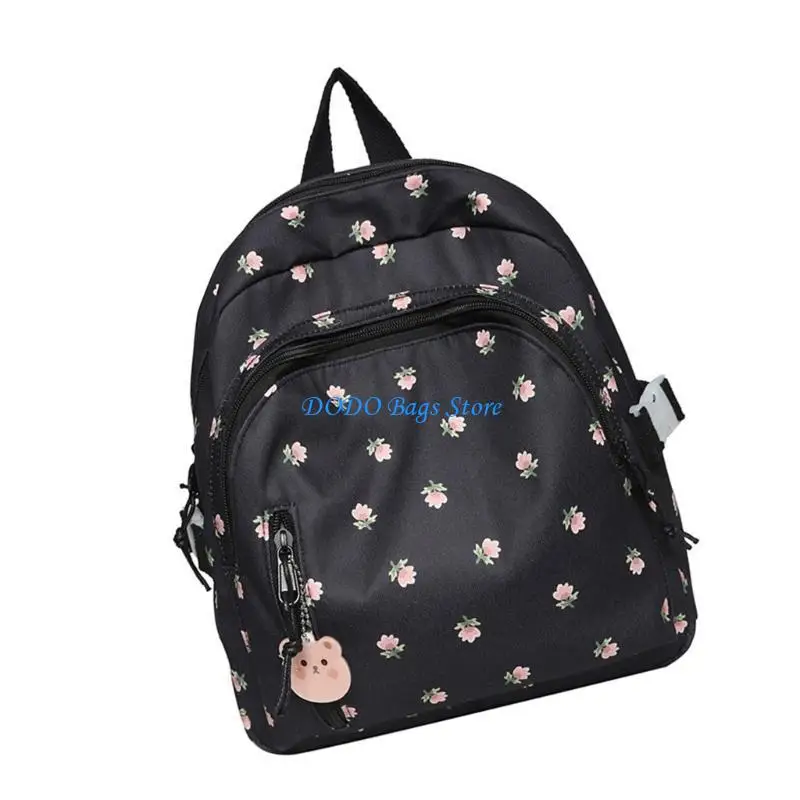 Aesthetic Backpack for Girl Small Backpack Korean Styles Casual Daypacks Travel Rucksack Student School Bag