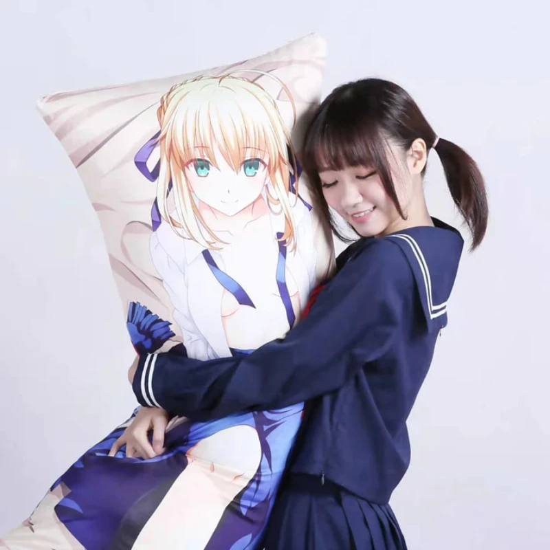 Dakimakura Anime Kissen bezug schönes Mädchen doppelseitigen Druck lebensgroße Körper dekoration