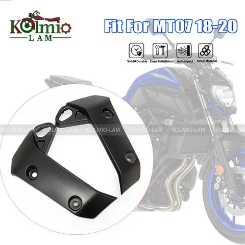 Подходит для 2018-2020 YAMAHA MT-07 MT07 мотоциклетная боковая крышка радиатора MT 07 700 2019