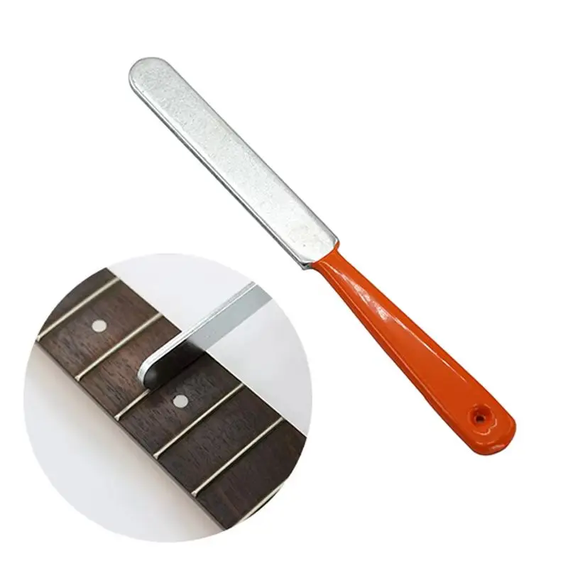 HUATOOL Guitar Bass Professional Tools Fret File For Guitar Fret Crowning Luthier File Alloy Narrow Dual Cutting Edge Tool