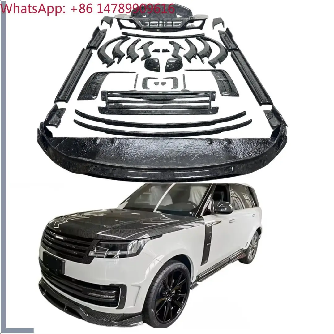 Retrofitting Auto PartsFor Range Rover Executive Long Wheelbase SUV Upgraded Mansory Style Forged Carbon Fiber Body Kit Full Ca