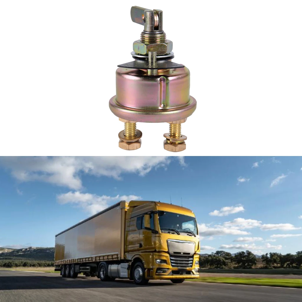 Metal Power Disconnect Switch 12V 24V 300A Removable Master Isolator for Auto Vehicles RV Caravan
