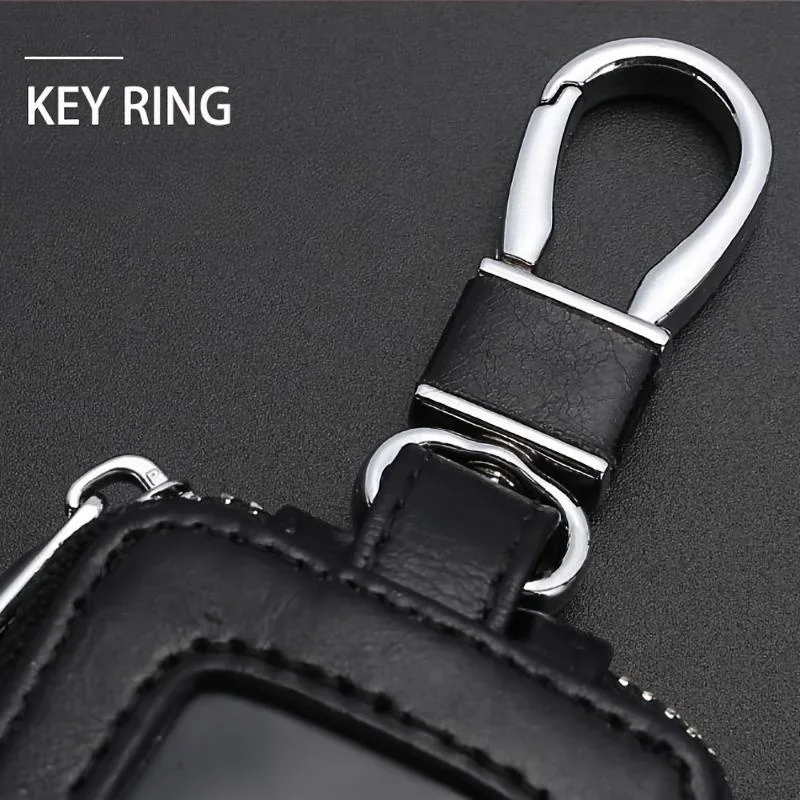 Car Remote Control Zipper Key Case Exquisite Retro Universal Car Key Bag for Women Men Car Accessories