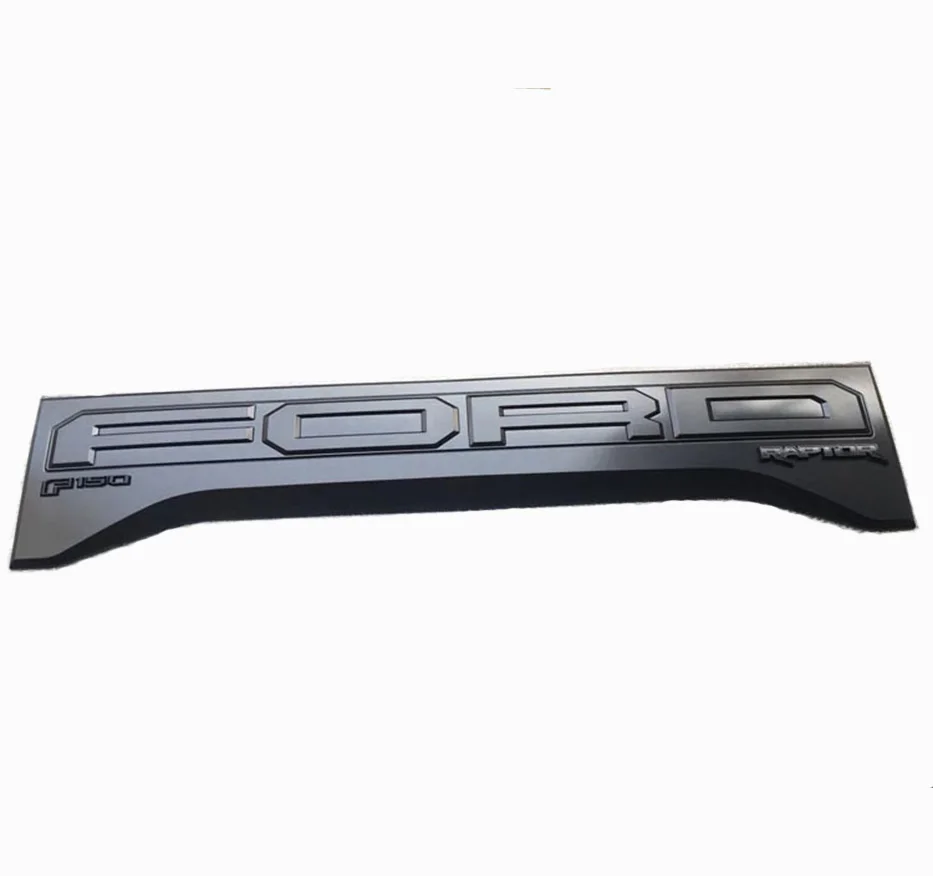 2015-2019 OEM Ford F-150 Platinum Tailgate Applique Trim Panel Satin Aluminum