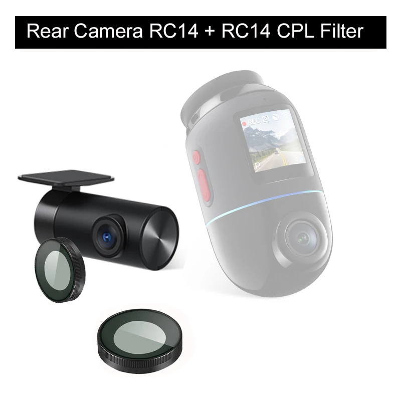 for 70mai Rear Camera RC14 ONLY for 70MAi x800 m800 Car DVR and Support Parking Recording for 70mai Rear Camera RC14 CPL Filter