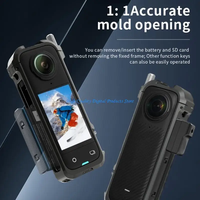 

U2JE Metal Cage For X4 Protective Frame Action Camera Case Alloy