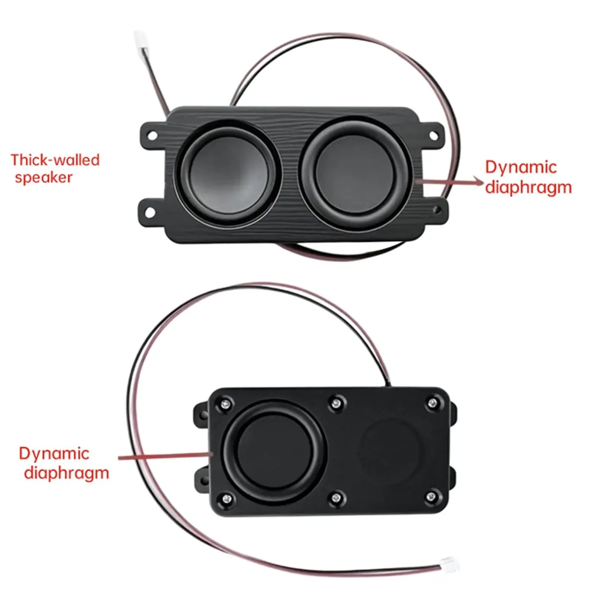 A86G NEW Audio Portable Speaker Driver 4 Ohm 3W Speaker Computer Home Theater Loudspeaker Connector
