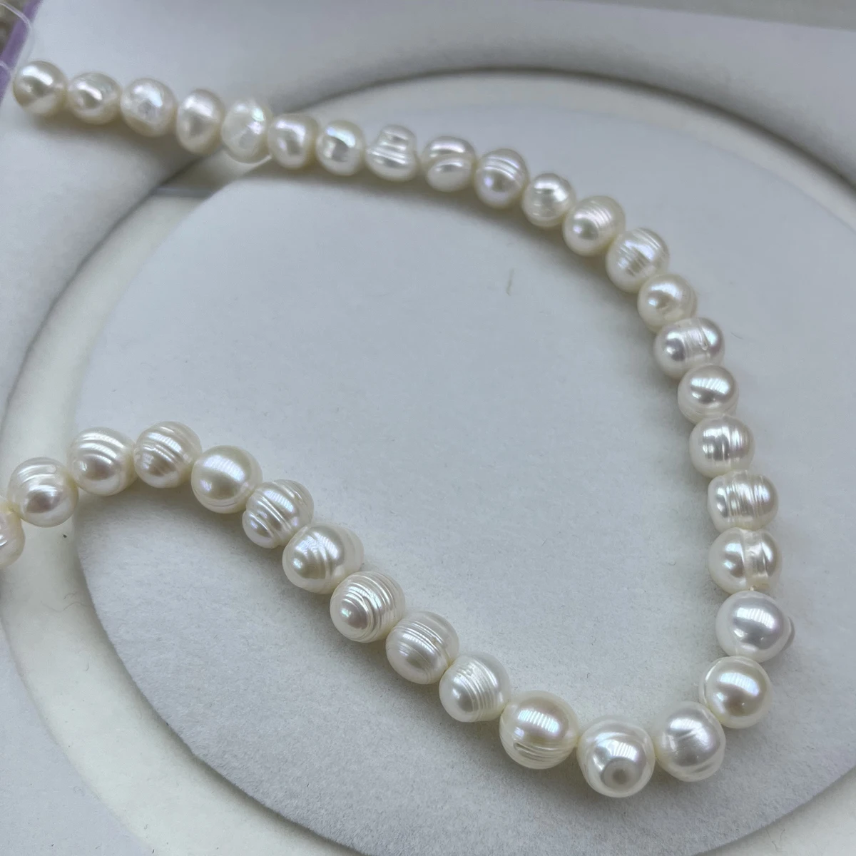 9-10mm AAA Natural Freshwater Pearl Near Round Loose Pearl for Jewelry Make DIY Necklace Bracelet Accessories Women Wedding Gift