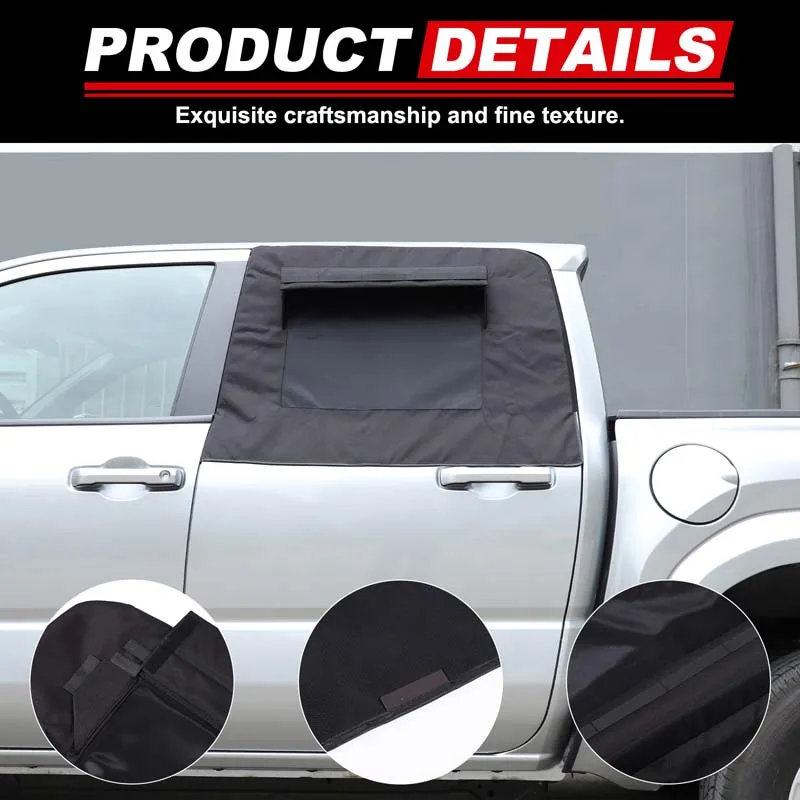 Car Front Rear Door Window Sunshade Net Insect Prevention Net Removable Cover Accessories For Toyota Tacoma 2024