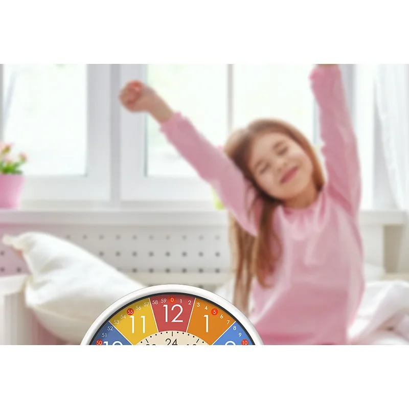 Children\'s alarm clock for students \'puzzle bedroom Children\'s room desktop early childhood alarm clock mute