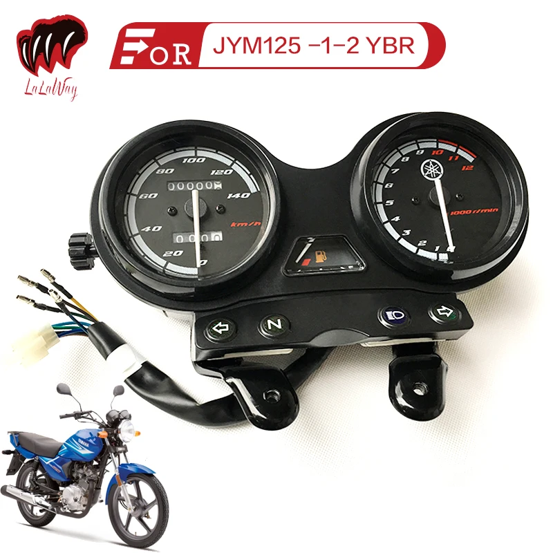 

For Jianshe YAMAHA JYM125-1-2 YBR ,1pc Universal Motorcycle Odometer Speedometer Gauge Signal Dual Digital Display KM/H