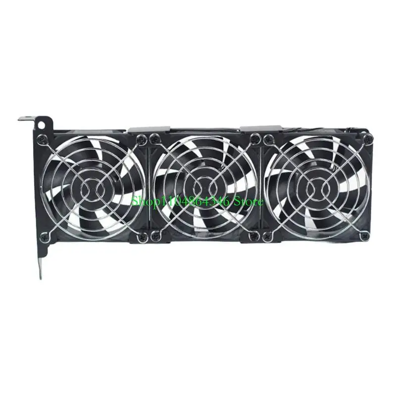 

Advanced Graphics Card Cooling Fan Graphics Card Fan VGA Coolers PCI Mount Design for Better Heat Dissipation &Stability