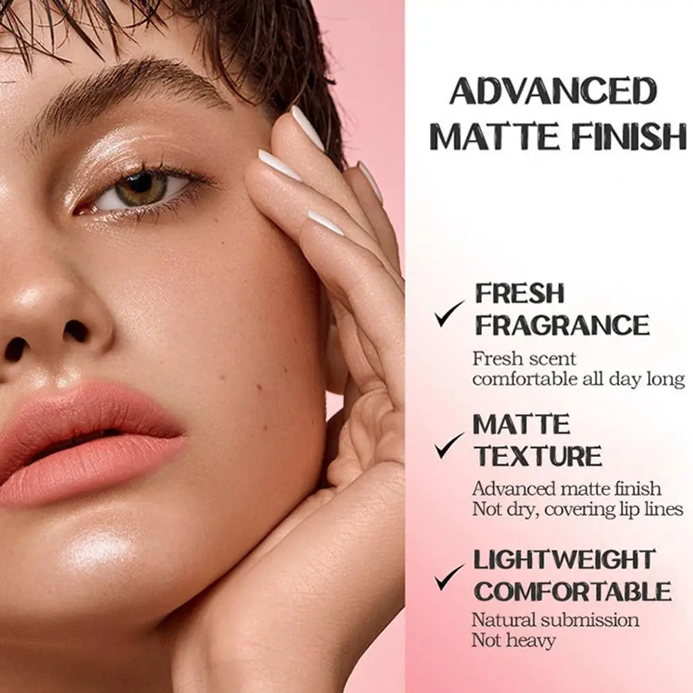 6 色/箱かわいいミニ口紅マットベルベットカプセル口紅化粧品カラー簡単口紅長期的な防水ギフト J5P3