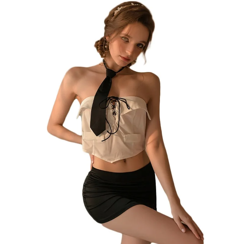 

Оптовая продажа: Женское сексуальное белье для ролевых игр, униформа офисной леди, костюм для взрослых, наряд для вечеринки, косплей, платье-белье, одежда для бойфренда