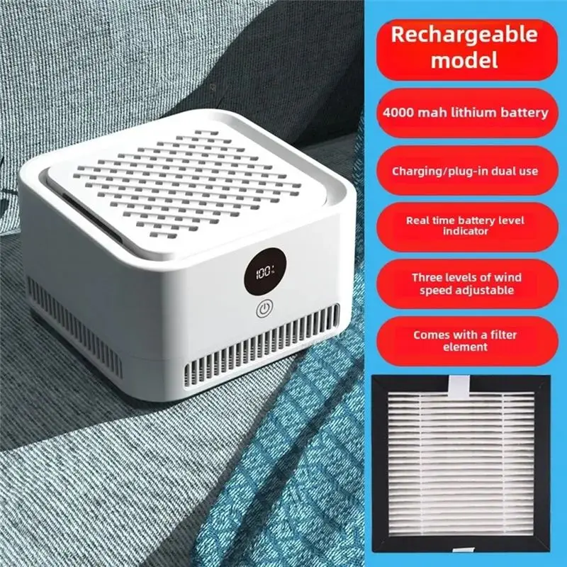 AB43-Household Air Purifier Formaldehyde Removal Negative Ion Mini Smoke Removal Desktop Bedroom Small Office