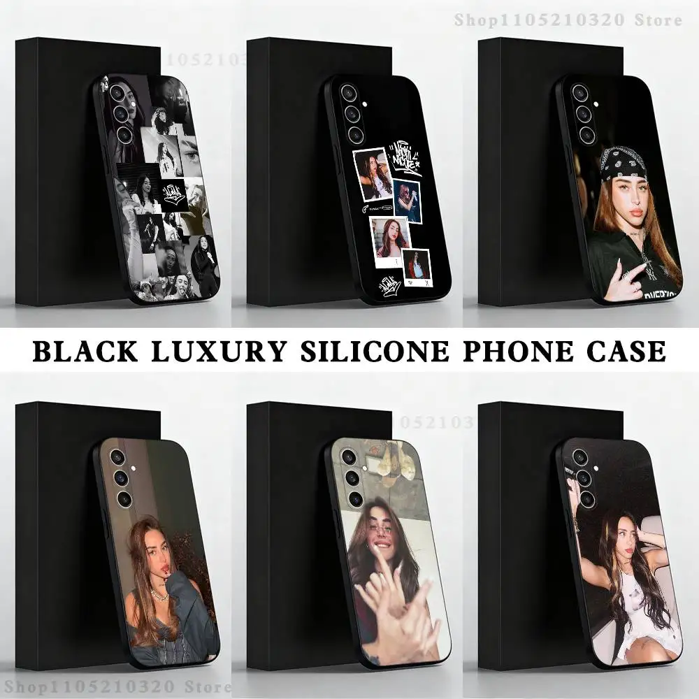 

Singer Nicki N-Nicole Phone Case For Samsung S 25,24,23,22,30,21,10,9,Ultra,Plus,Lite,FE,4,5 G Black Soft Case