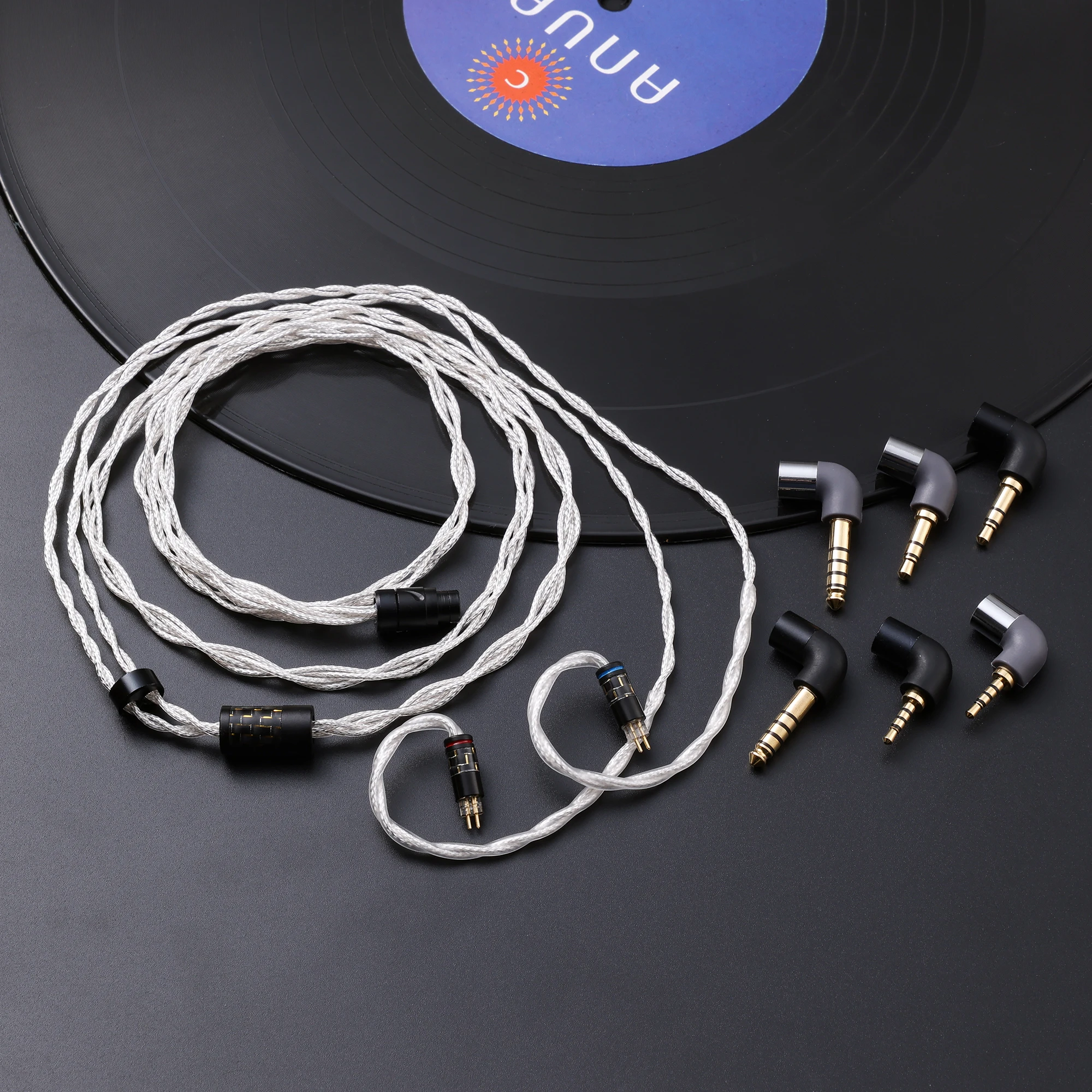 

8nocc single crystal copper silver-plated shielded three-in-one headphone upgrade line se846 o.78 2pin n5005 ie900 ie600 liti