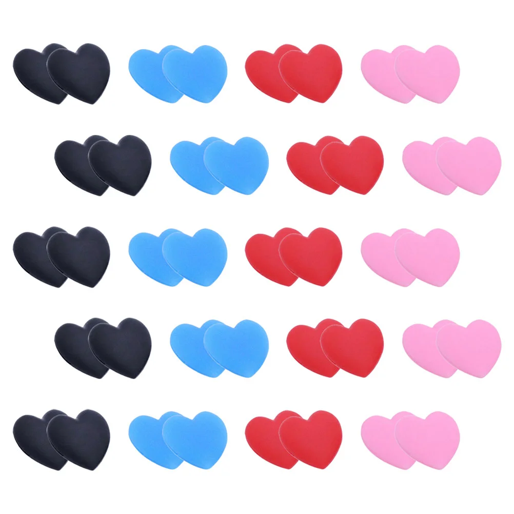 

20 Pairs Anti Glasses Ear Hooks Silicone Cover Kids Adult Black Red Temples Nonslip Fits Most Eyewear Reading