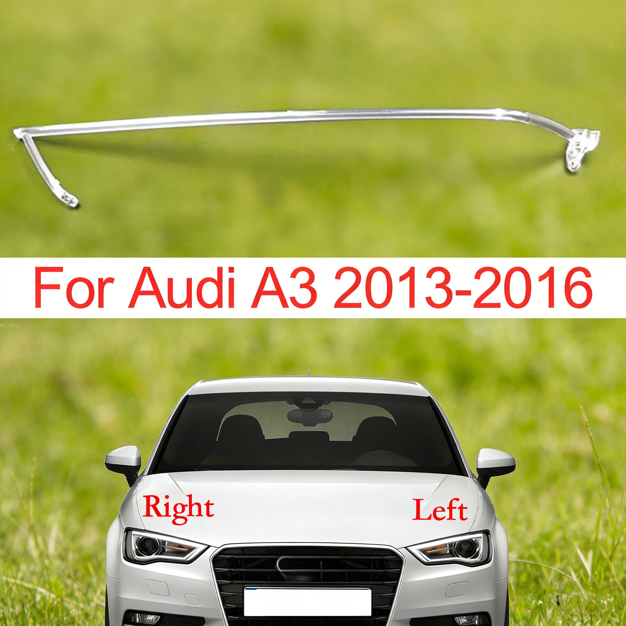 

For Audi A3 2013 2014 2015 2016 Daytime Running Lights Light Guide Plate DRL Tube Daytime Running Strip LED
