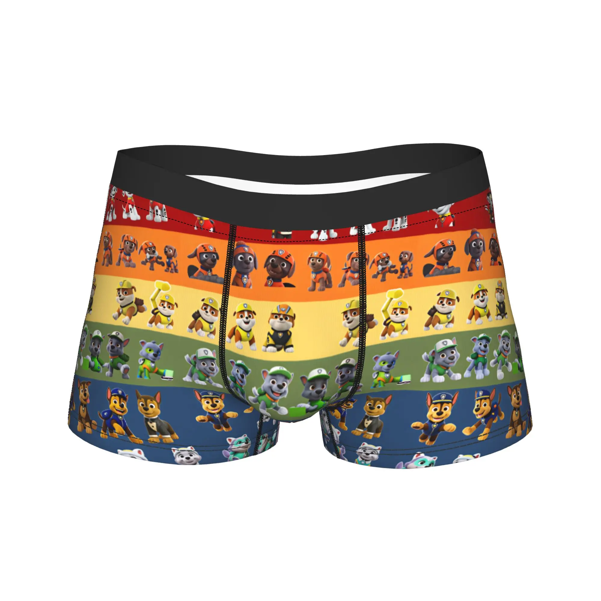 Paw Dogs Character Sheet Underwear  Men Shorts Briefs Comfortable Boxer Shorts Quality Pattern Plus Size Panties
