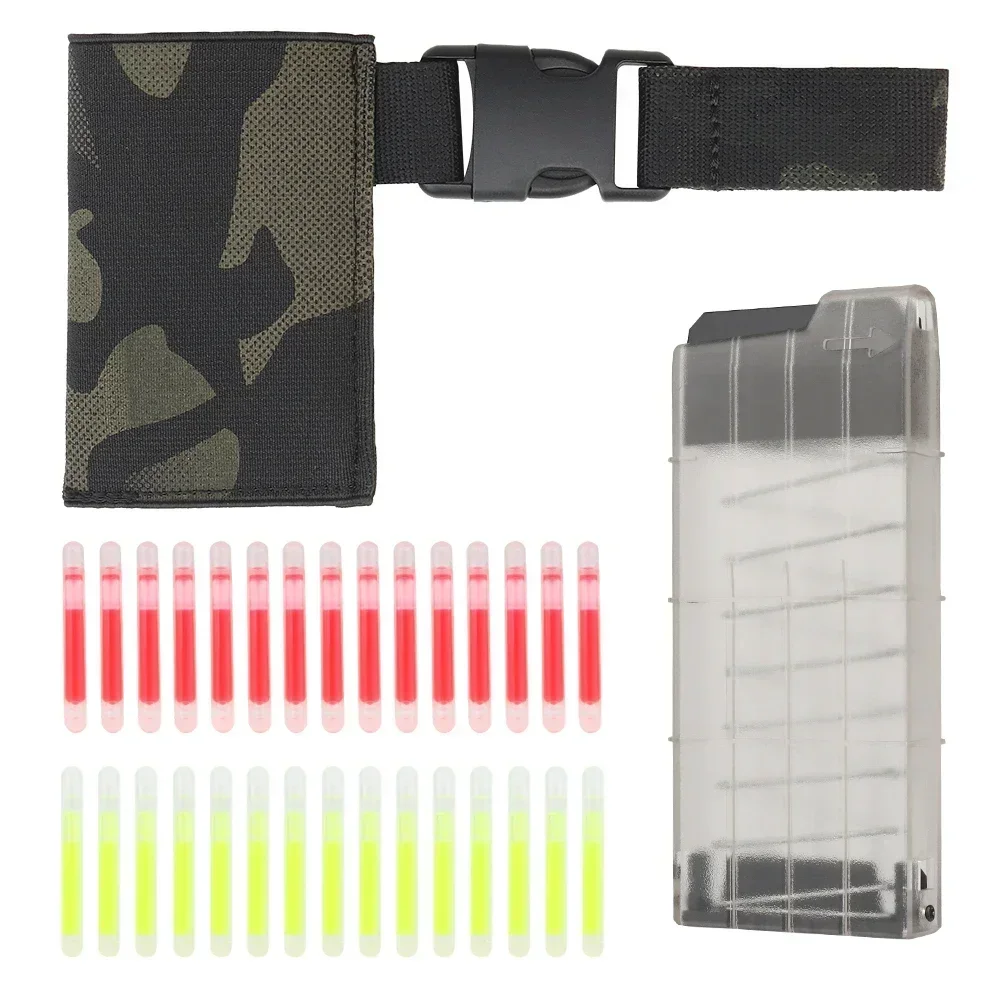 Tactische markeerlichtdispenser met trainingslicht en riemzakjehanger, Glow Sticks met vaste hoes voor Airsoft CS