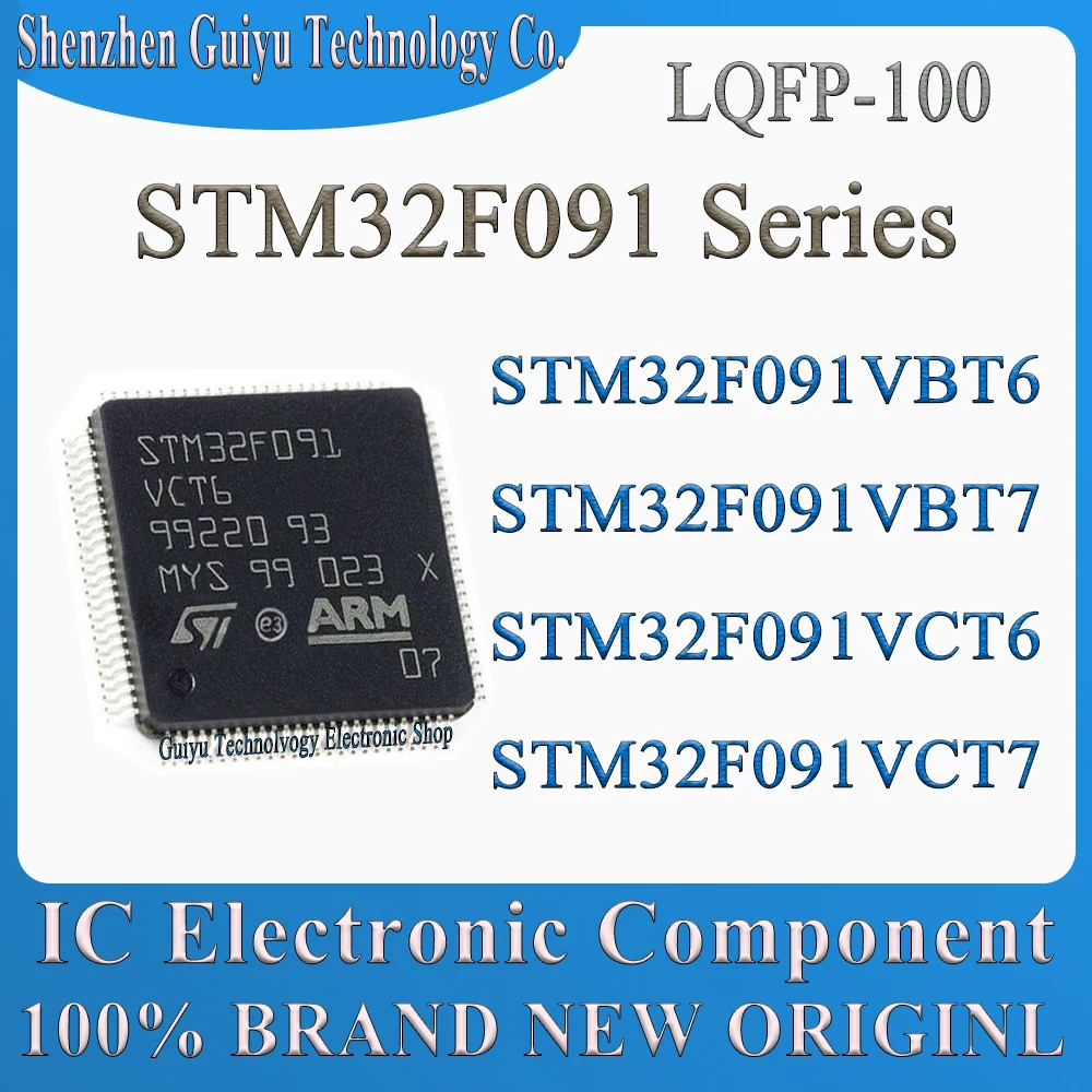 STM32F091VBT6 STM32F091VBT7 STM32F091VCT6 STM32F091VCT7 STM32F091VB STM32F091 VCT7 VBT7 VCT6 VBT6 STM32F STM LQFP100 IC MCU Chip