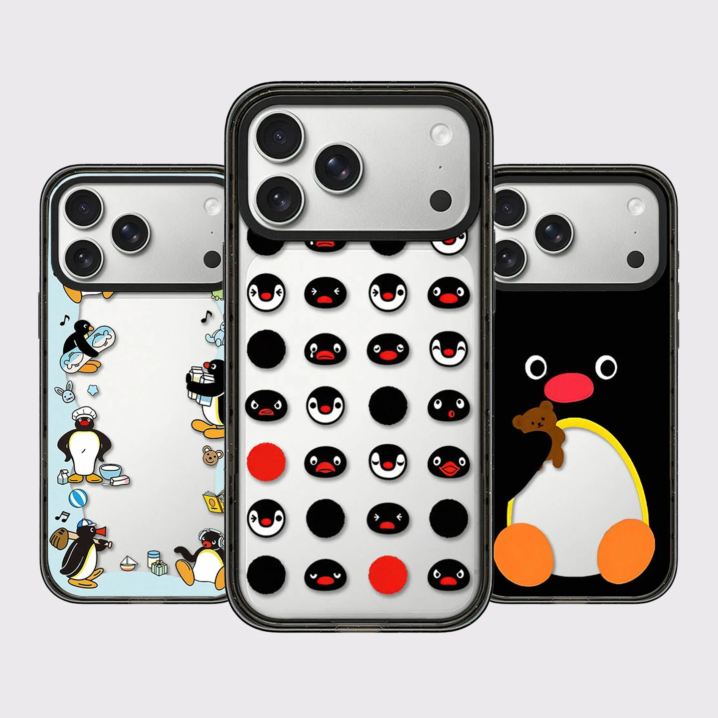 

Penguin Chef Acrylic Black Border Magnetic Phone Cover for IPhone 12 13 14 15 16 17 Pro Max Case for IPhone 17 Air