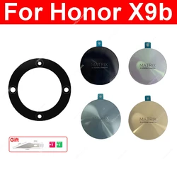 Rear Back Camera Glass Lens with Adhesive Sticker For Honor X9b ALI-NX1 Inner Camera Ring Lens Glass Replacement Parts