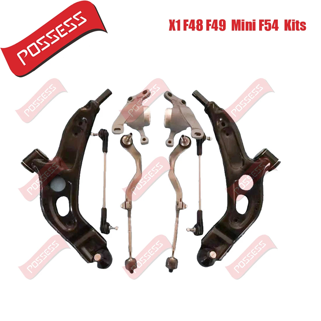 

Front Axle Suspension Control Arm Stabilizer Link Tie Rod Kits For BMW X1 X2 1 2 Series F39 F40 F44 F45 F46 F48 Mini F54 F60