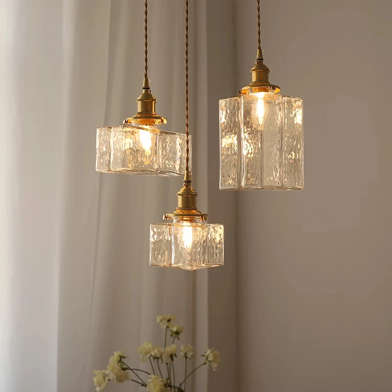 

Retro Pendant Lights Glass Lamp Shades Lamps For Ceiling Dining Room Bedroom Bedside Table Lighting