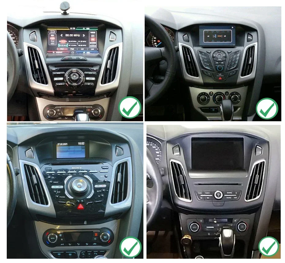

Android 13 8GB+128GB Radio For Ford Focus 3 Mk 3 2011 - 2019 Car stereo Multimedia Player Carplay Auto GPS navigation 2DIN