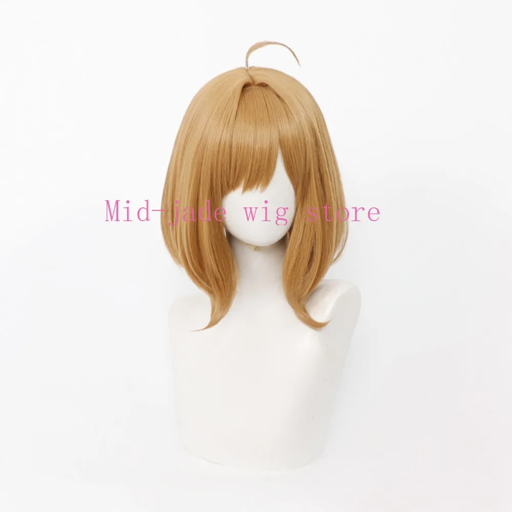 Game Anis Cosply Wig Scalp Collarbone Length for Fans