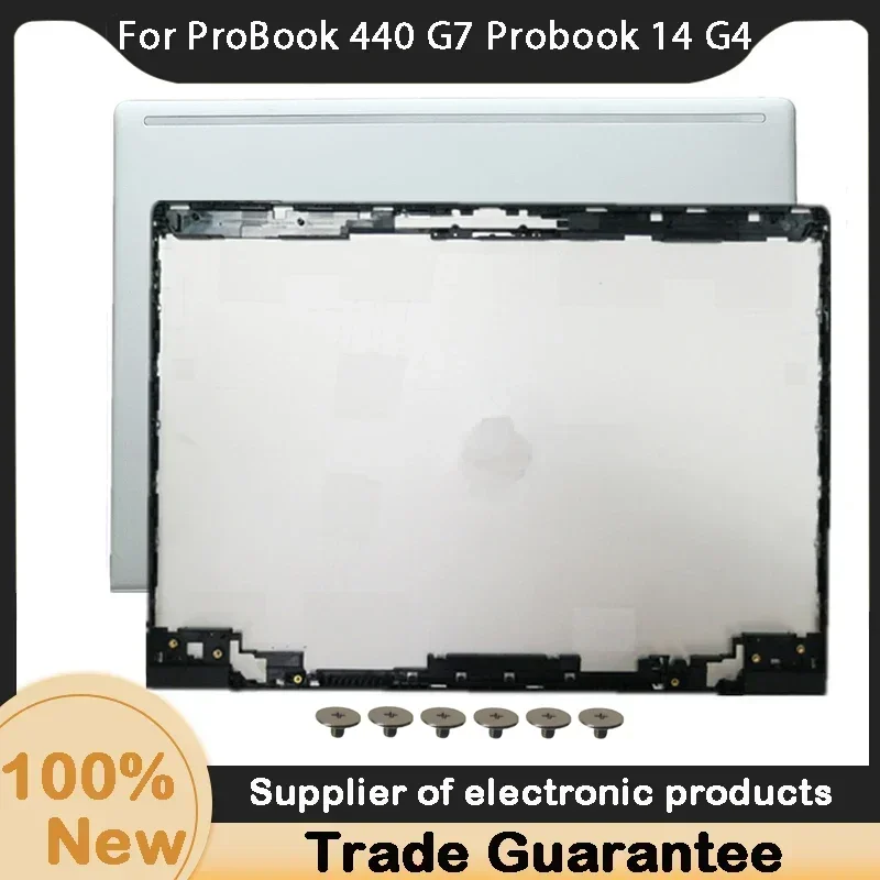 جديد ل HP ProBook 440 G7 Probook 14 G4 محمول LCD الغطاء الخلفي الفضة L78072-001 LCD مفصلات غطاء JTEEBX8M 0010101274002 ODg2013A