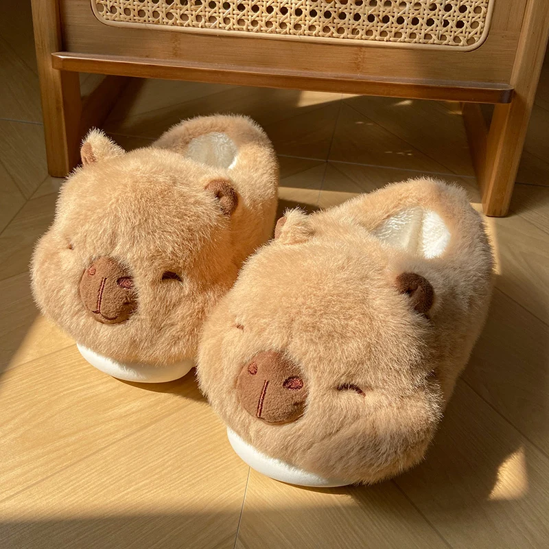 Thick Soled Cotton Shoes For Women Home Slippers Winter Outdoors Koala For Indoor Household Cotton Slippers