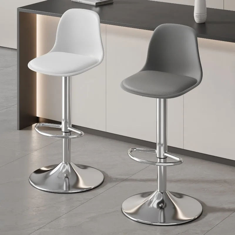 

Firm Bar chair lift high stool simple bar chair silver table commercial bar stool back chair household goods