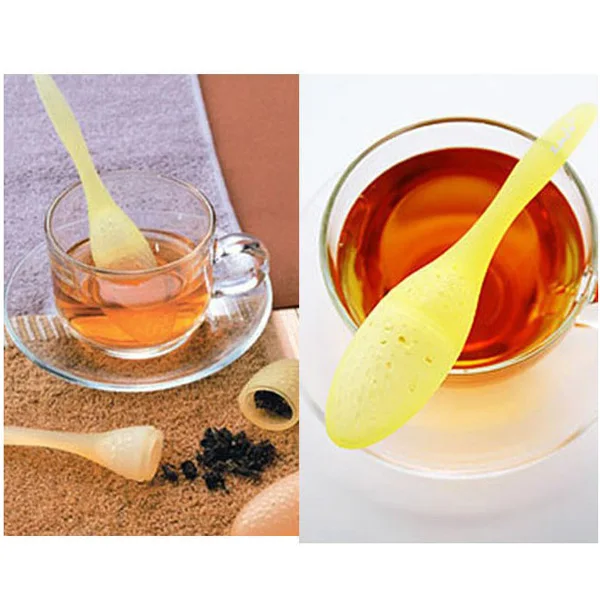 

Tadpole Shaped Tea Strainer 15Cm Food Grade Abs Plastic For 8Oz 14Oz Cups Filter Infuser Spoon Kitchen Bar Tool