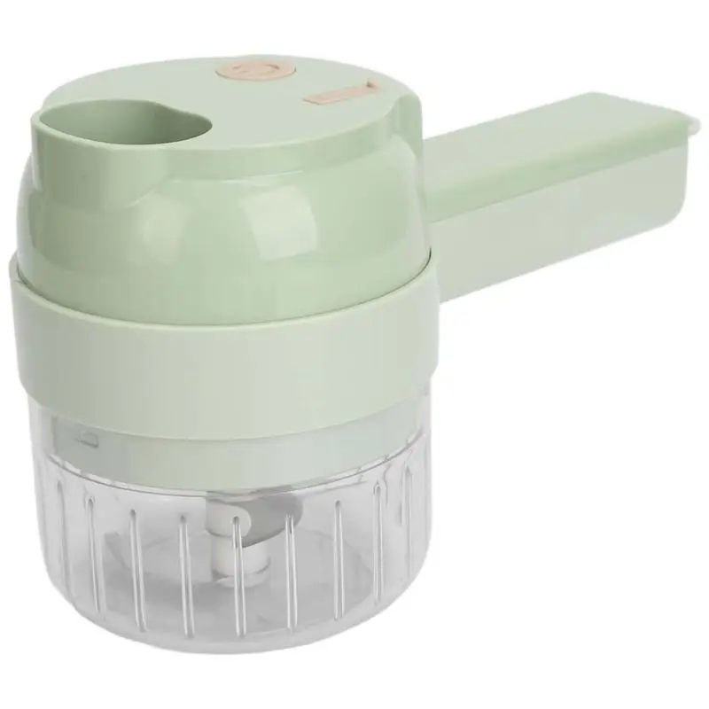 

B06B-Электрический измельчитель овощей 4-в-1, портативный беспроводной мини-комбайн с функцией очистки одним нажатием