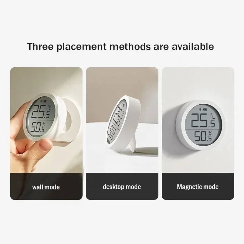 Xiaomi Qingping Digital Thermometer Lite Automatic Smart Sensor Hygrometer Monitor LCD Screen Data Smart Home With Mijia App