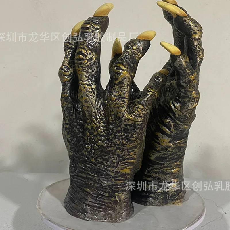 

26cm Werewolf Gloves Halloween Horror Personality Makeup Party Scary Ball Latex Decoration Prop Children's Birthday Gift