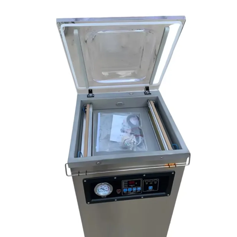 Industrial Desktop Automatic Single Chamber Vacuum Packaging Machine, 304 Stainless Steel Body, Dry & Wet Dual Use Vacuum