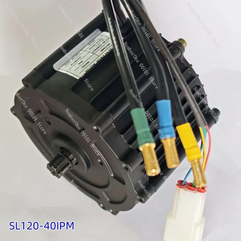 sl12040 synchronous permanent magnet motor xt150 quick-connect splined shaft motor with temperature sensor