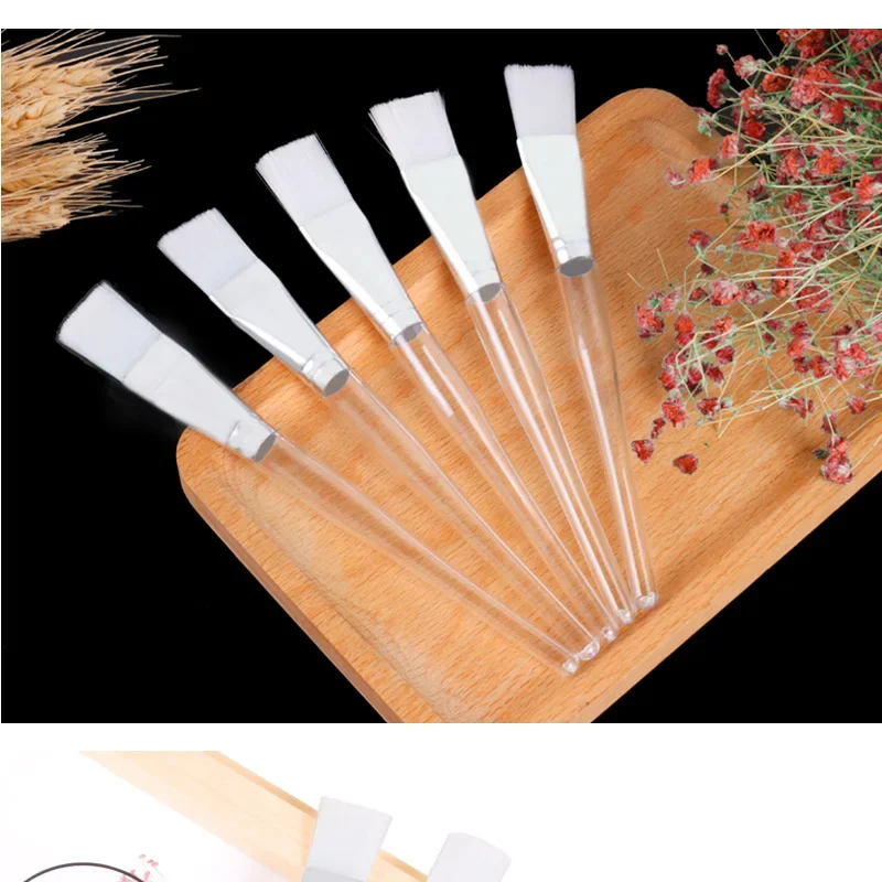 Beauty Facial Mask Brushs DIY Soft Hair Facial Mask Brush Makeup Brush Lipstick Grinding Brush Beauty Salon Spa Facial Mask