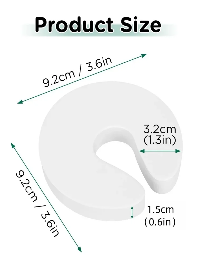 6 шт., защита от защемления дверей, защита от защемления дверей, дополнительная мягкая пенопластовая защита от защемления пальцев, защита для пальцев для детей
