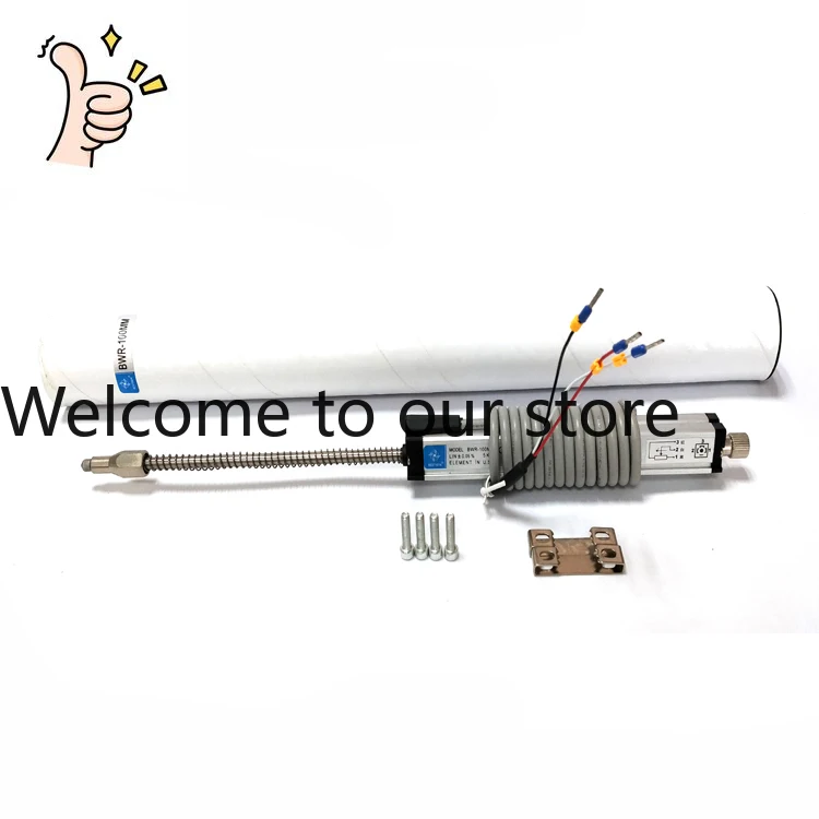 

BWBESTNEW BWR-10 15 25 50 75 100mm Built-in Spring Self-reset Electronic Ruler Resistance Ruler