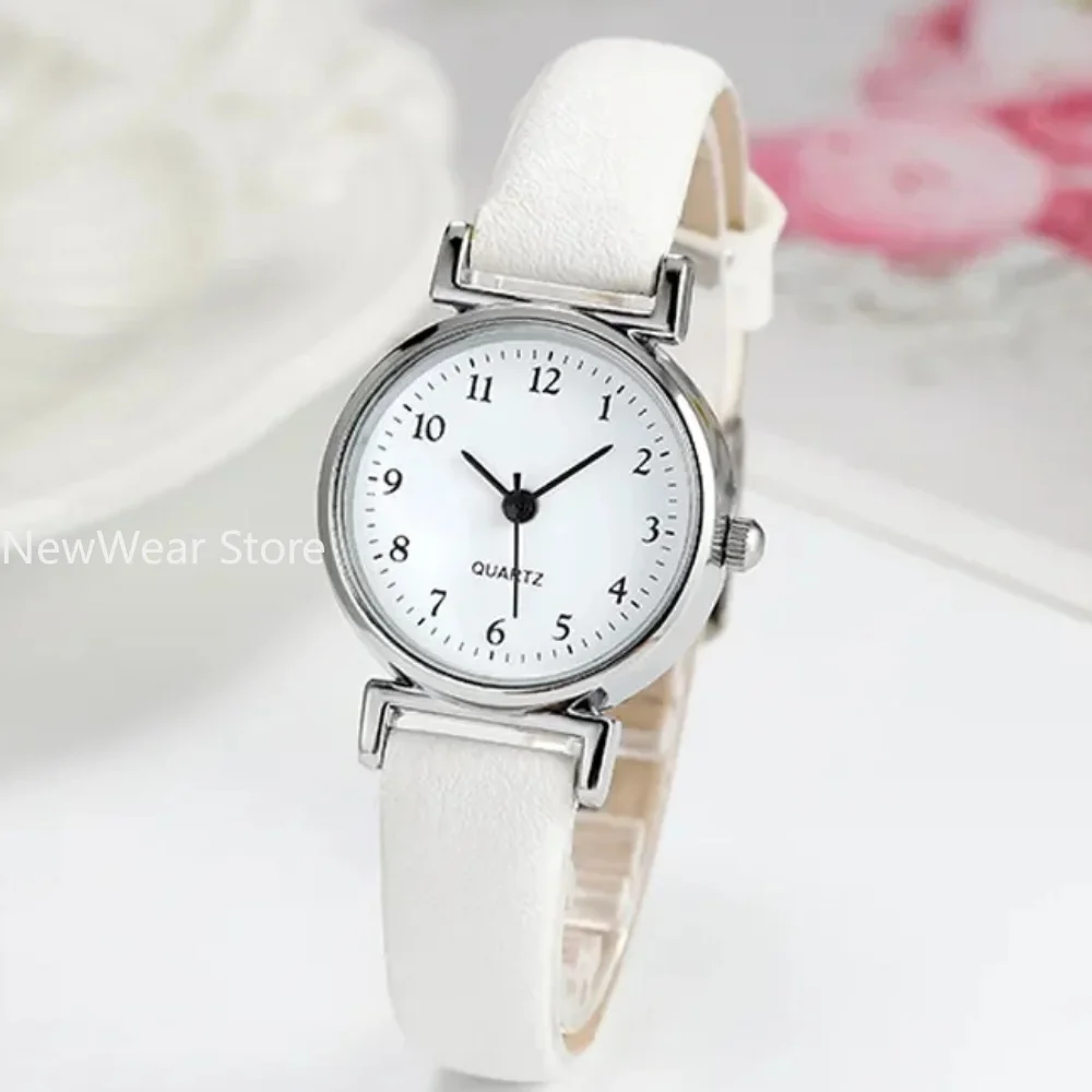 Brand Hight Quality Quartz Watch Ladies Luxury Fashion Small Dial Casual Watches Leather Wristwatch for Women Relojes Para Mujer