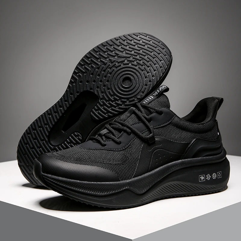 Mens Max Cushioned Walking & Running Shoes Sneakers,Thick Soles,Light Weight & Breathable for Everyday Jogging,Workout,Athletic