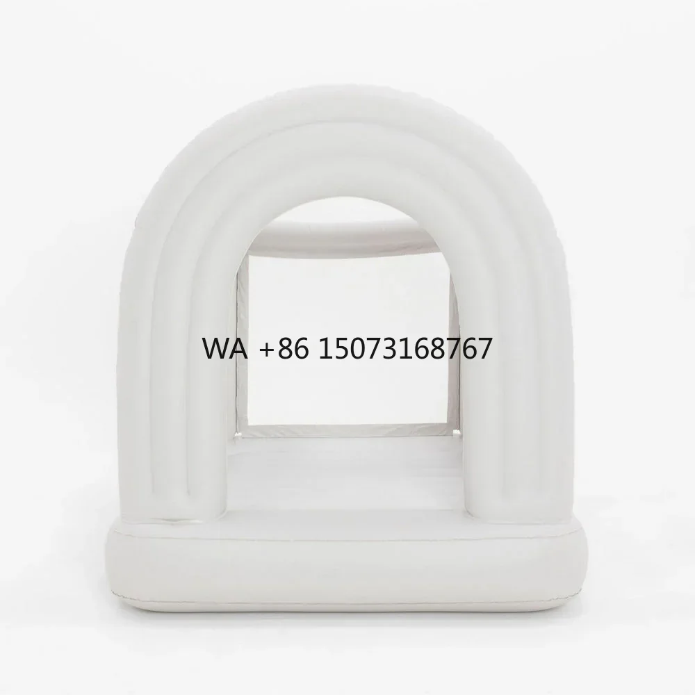 قلعة القفز اللاسلكية المحمولة للأطفال الصغار، منطقة لعب داخلية صغيرة، لا حاجة إلى مروحة