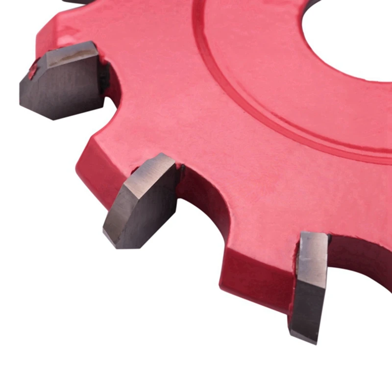 4X Circular Saw Cutter Rodada Serrar Lâminas De Corte Discos Abrir Painel Composto Slot Placa Do Sulco Para O Eixo Mac- 10Mm