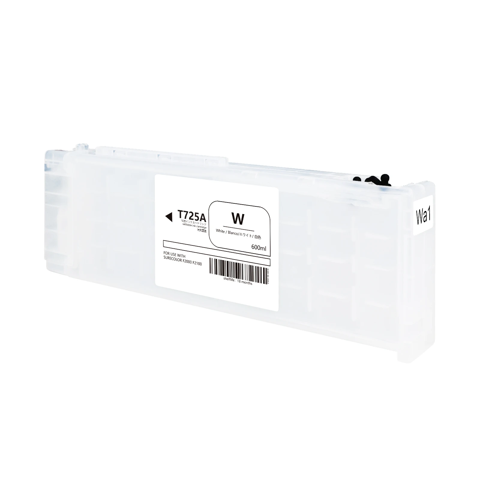 Cartucho de tinta recargable Winnerjet T7251-T725A con chip de un solo uso para impresora Epson SureColor F2000 F2100 F2300