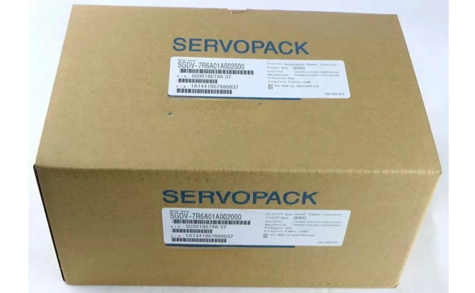 

New SGDV-7R6A01A002000 Servopack Servo Driver SGDV7R6A01A002000